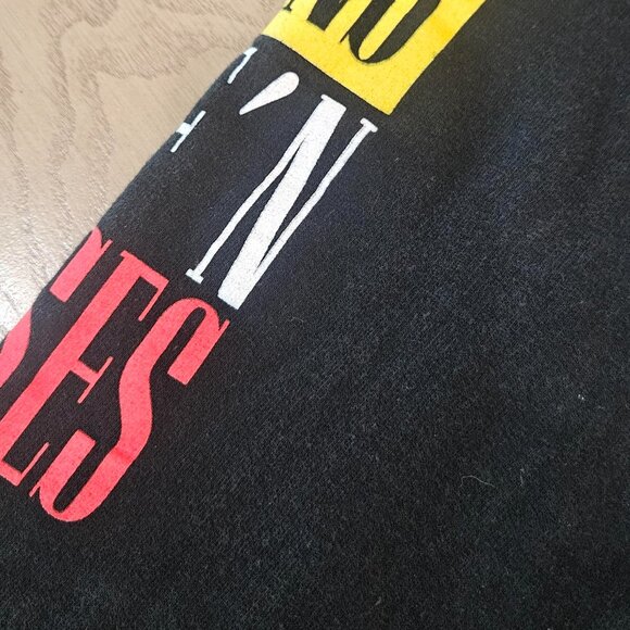 MJ Apparel Activewear Guns & Roses Black Rock Band Sweatshirt/Hoodie Women's M - Picture 11 of 16